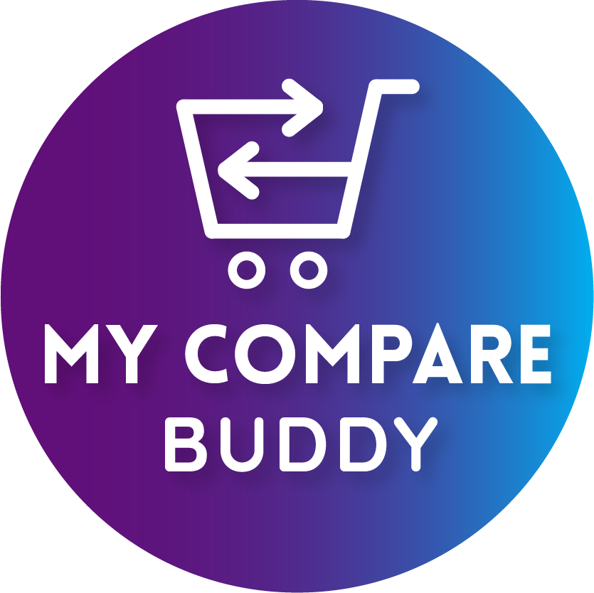My Compare Buddy Logo - Circular Purple Gradient My Compare Buddy Logo